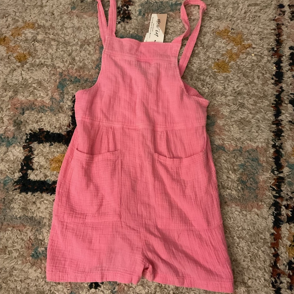 Pink woman’s Overalls